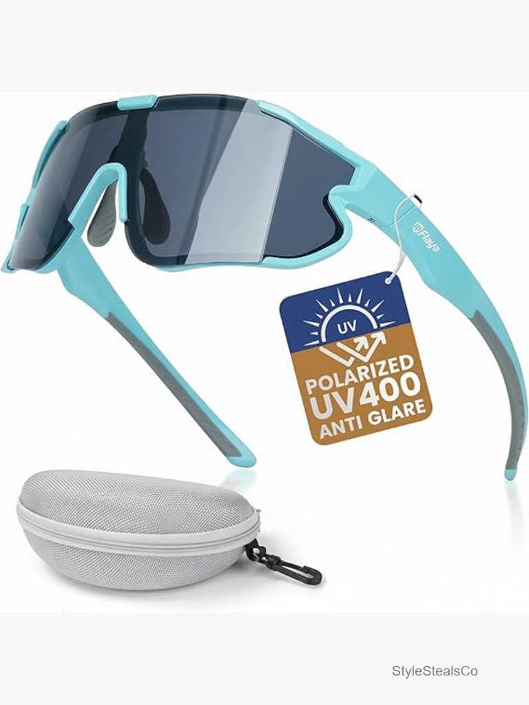 Polarized Sport Sunglasses Uv Protection Tr90 Frame